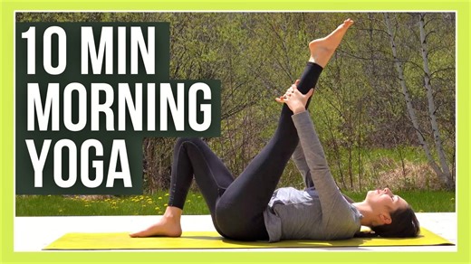 10-Min Morning Yoga to Wake Up – Earth Element Grounding Flow 🌿