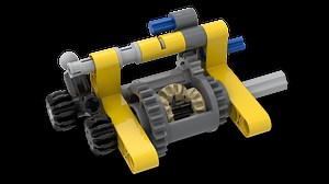LEGO MOC-166448 Differential Direction Splitter (Technic 2023)