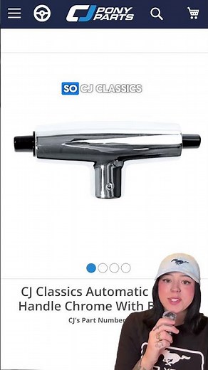 Spruce Up Your Classic's Interior with this Automatic Chrome Mustang Shift Handle!
