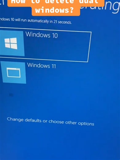 How to delete dual window #computer #tech #trick #repost #support #short