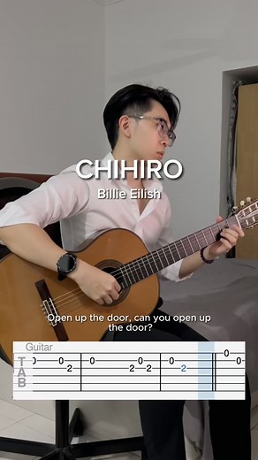 Learn to Play CHIHIRO on Guitar - Easy Beginner Guitar Tutorial