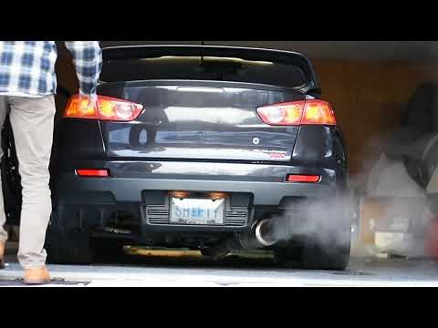 Evo X MR Exhaust Sounds (TURBO 😫)