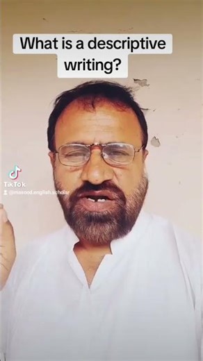 What is descriptive writing ?