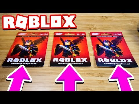 ROBLOX CHOOSE THE RIGHT GIFT CARD, WIN $10,000 ROBUX!! (IRL)