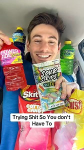 70K views · 559 reactions | New Snacks Review (Sour Powerade, Sour Strips Bites & More!) #snacks #snackreview #foodreview #mukbang #powerade #skittles #starburst #sourstrips #groceryhaul #fypシ゚viral | Nik Metcalf Food Reviews | Facebook