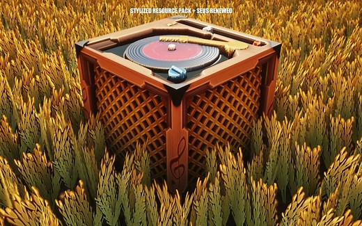 我的世界卡通写实3D材质包《Stylized》4K纯享版演示，内含下载链接~