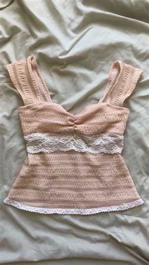 That valley girl (bri) | handmade, Y2K inspired tops on Instagram: "Who doesn’t need a little pink in their life ? 🥰 all of these laces, florals, plaids and stripes are available for made to order on my website! thatvalleygirl.com 💕"