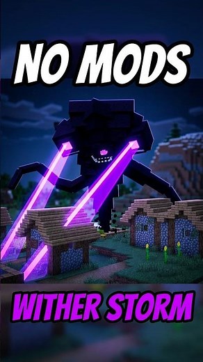 Command Only Wither Storm, No Mods! #commandblock #minecraft #gaming #witherstorm #sync