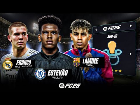I assembled the team of the BEST U-18 players in the world in EA FC 26!