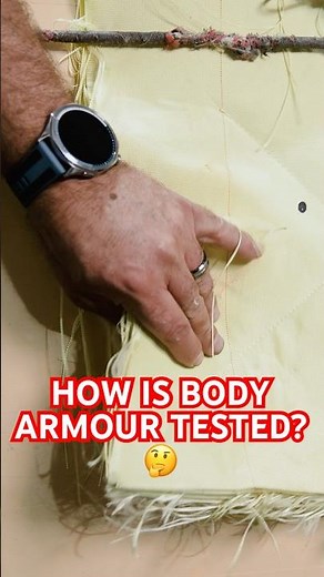 Ever wondered how body armour is tested? Well, it starts with modelling clay and a lot of science…