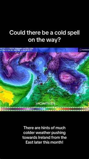 🥶❄️ or ☔️🌡️ Could there be a cold spell on the way? Seen a few articles about the usual beast of the east and winter freeze coming etc? So the GFS in particular (attached) is currently forecasting a potentially bitterly cold end to January and it has been pretty persistent over the last few days. It does look likely that East Europe will see very cold Arctic air. The ECMWF has also hinted on some models of a chance of colder weather too but it is also forecasting the Atlantic to win the battle