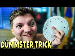 Der DÜMMSTE KARTENTRICK aller ZEITEN... 😂 | mit Erklärung