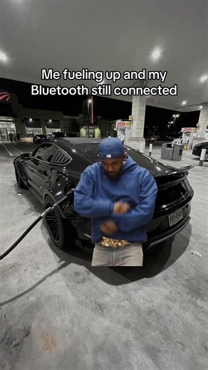 Connected Bluetooth While Fueling Up My Mustang