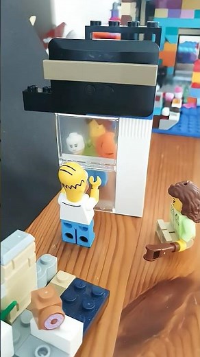 Ha-ha Scaredy cat #simpsons #lego #shorts
