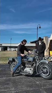1925 FN 700 M50 750cc Four Cylinder Startup and Ride