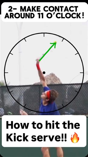 Hany Saad | CHICAGO TENNIS COACH🎾 on Instagram: "How to hit the kick serve! 🔥 If you’re struggling with your serve, I can help you fix it! Comment or dm me “ SERVE “ 😉 Follow for more! @tenniswithhany #tennis #rogerfederer"