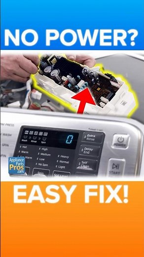 Washer Control Board Replacement - Fix Power & Error Issues Fast