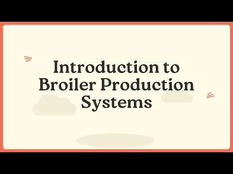 Introduction to Broiler Production Systems | Broiler Production and Management