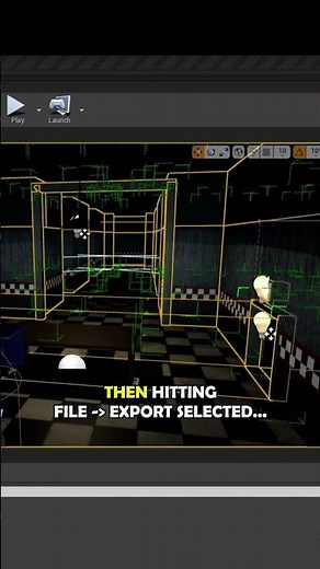 How to Export Maps and Actors to .FBX File in Unreal Engine