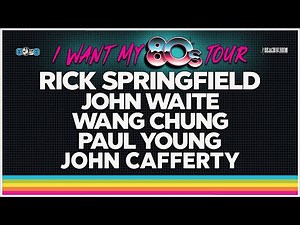 Rick Springfield's I Want My 80's Tour 2025