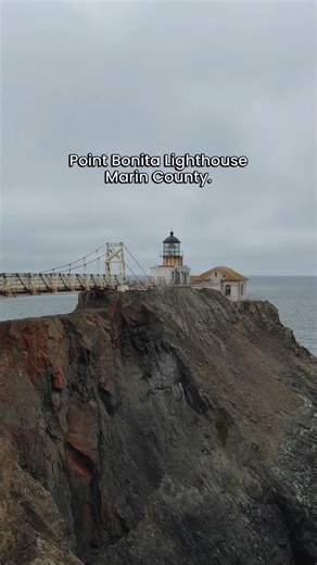 Point Bonita is the only lighthouse in America that you have to access via suspension bridge! ☺️ Sadly, the bridge is currently closed for repairs; however, you can still go on the beautiful hike that leads right up to it! ⚠️ You have to walk through a bored-out tunnel to get close to the lighthouse, which is only open periodically. The last entry through the tunnel is 3:20 pm. And the hours are limited! 🗓️ They’re open Thursday - Monday from 12:30 PM to 3:30 PM 🥾 Hike Details: Point Bonita Li