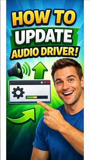 how to update audio driver #windows #computer #tech #laptop #5mveiws