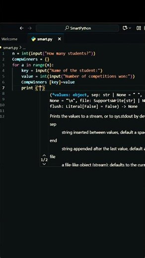 Python Mini Project Dictionary 🔥 Program for Beginners🤓 #coding #python