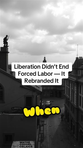 Liberation Didn’t End Forced Labor — It Rebranded It U.S. Military History War history U.S. History Military history Military American military history History America Army WWII #history #militaryhistory #army #military #WWII