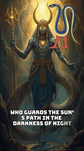 Nehebkau: The Egyptian Serpent God of Magic and the Afterlife. #Nehebkau #Egyptian #SerpentGod