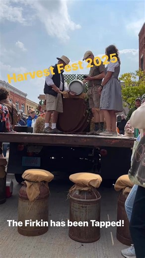 The official tapping of the Firkin at Harvest Feat with Destination Sturgeon Bay | Door County Daily News