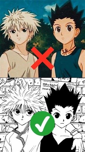 HXH DE 1999 TAMBÉM NÃO É FIEL AO MANGÁ! #hxh #hunterxhunter #anime #shorts