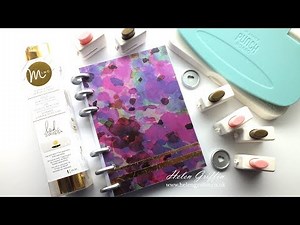 How To Make a Notebook With The Planner Punch Board by We R Memory Keepers