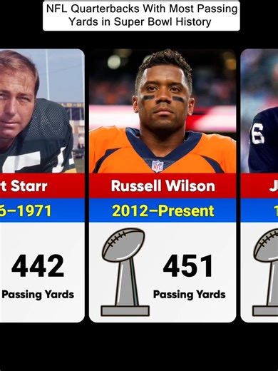 Top NFL Quarterbacks by Super Bowl Passing Yards
