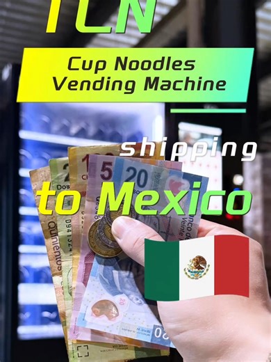 Instant noodles. Hot water. 24/7 service. TCN Instant Noodles Vending Machine | Built for Mexico Designed for high-traffic locations, this TCN vending solution combines convenience, durability, and smart payment flexibility. 21-inch HD touchscreen for smooth user interaction Supports cash, coins & card payments Built-in hot water system for instant noodle preparation Extended capacity with auxiliary cabinet for higher sales volume Anti-theft structure for secure operation Customizable exterior d