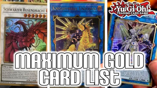Yu-Gi-Oh! Maximum Gold: El Dorado – Full Card List & Insane Reprints! Best Set Ever?!