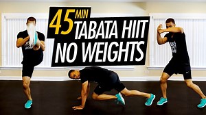45 Minute Tabata Cardio HIIT Workout for Fat Loss (No Equipment)