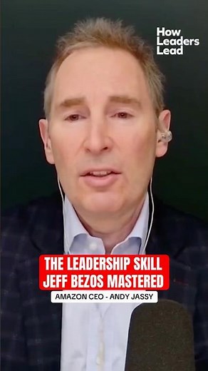 Jeff Bezos Mastered This Leadership Skill