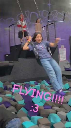 swing till ya drop!#trampolinepark#swing#fun#blog#jump#weeee#meme#foryoy🫠