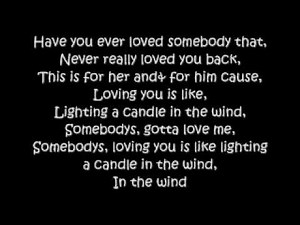 Candle in the wind-Yung Ram (with lyrics)