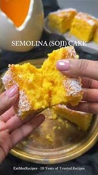 How to Make Semolina Cake | Easy Homemade Soji Cake Recipe | #recipe