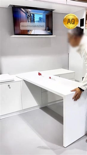 218K views · 1.5K reactions | 90° rotating bar hardware. #aleadhome #highendcustom #highendprojects #cabinet #cabinets #customkitchencabinets #balcony #cabinetdesign #interiordesign #kitchenrenovation #storagesolutions #furnituredesign #diy #love #art | Alead Kitchen & Wardrobe Custom | Facebook