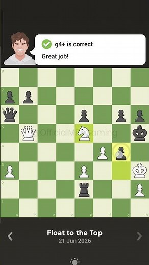 21-06-2026 | Daily Chess Puzzle Solution | Best Move Explained #chess #chesstactics #chesspuzzle