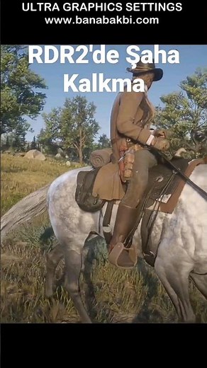 Making the Horse Rear Up in RDR2!! #rdr2 #arthurmorgan #gaming #shorts