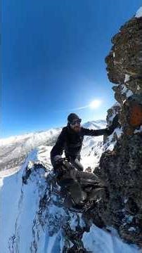 Alaska Winter Ridge walk with GoPro 360