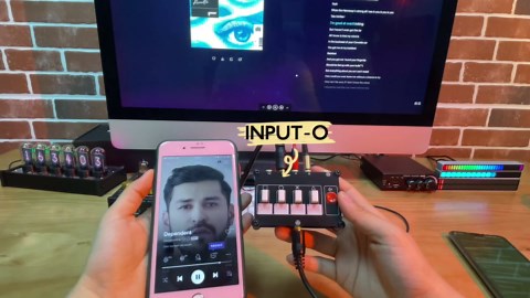 Amazon.com: Little Bear MC104 Pro Mini Audio Switcher, 4-Way 3.5mm AUX Stereo Passive Selector, Switch Box Splitter for PC/Player/Headphone/Amplifier/Speaker : Electronics