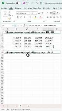 EXCEL: Generate Random Decimals Between Two Numbers. Excel Tips!