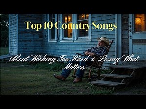 Top 10 Country Songs About Working Too Hard & Losing What Matters ⏳💔