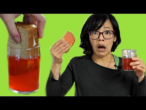 HAWAIIAN PUNCH Dipped TUNA FISH Sandwich | Adrienne Bailon's WEIRD Food Combos Taste Test