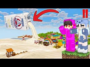 MILK TSUNAMI Rises Every Minute in Minecraft!