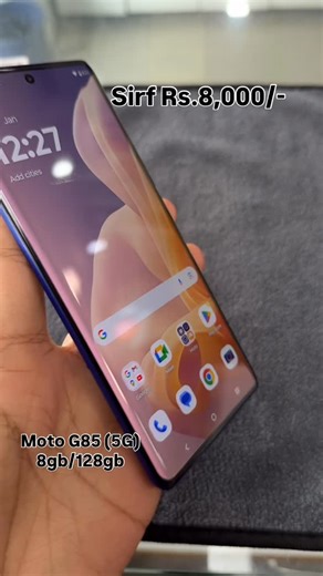 Coretech Mobile | USED PHONES on Instagram: "Moto G85 (5G) 8gb/128gb @Rs.8,000/- #moto #motorola #motog85 #coretechmobile #faridabad #unboxing #usedphones"